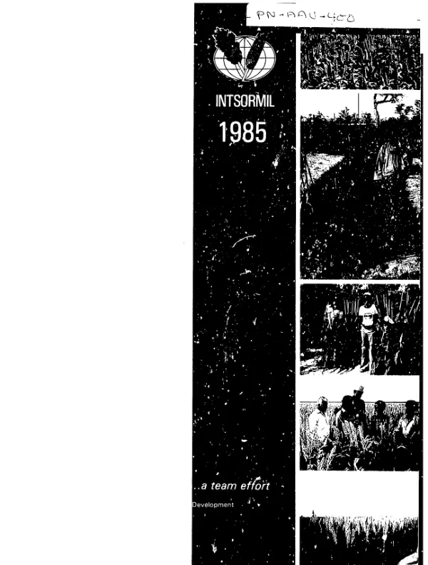 INTSORMIL, 1985 annual report : fighting hunger with research