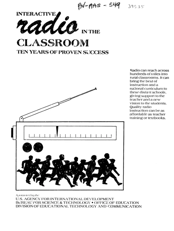 Radio in the classroom : ten years of proven success