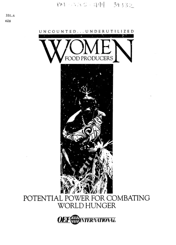 Women food producers : potential power for combating world hunger