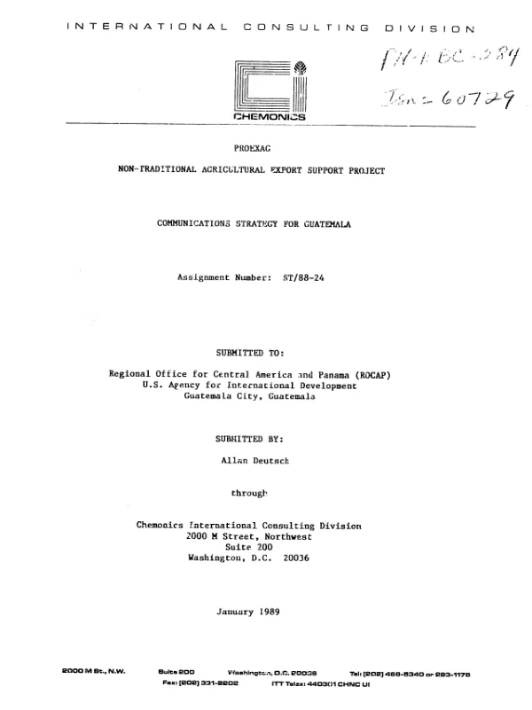 Agricultural technology improvement project