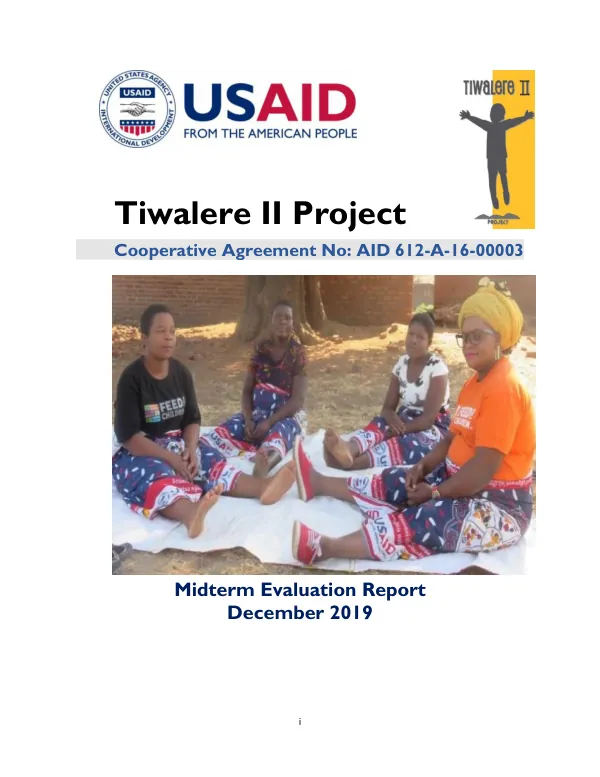 Tiwalere II project : midterm evaluation report