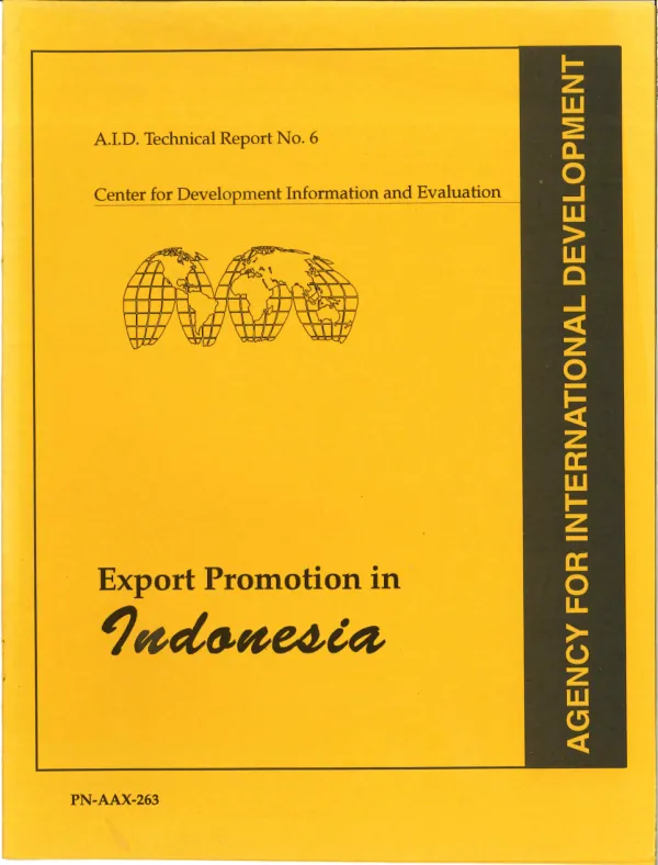 Export promotion in Indonesia