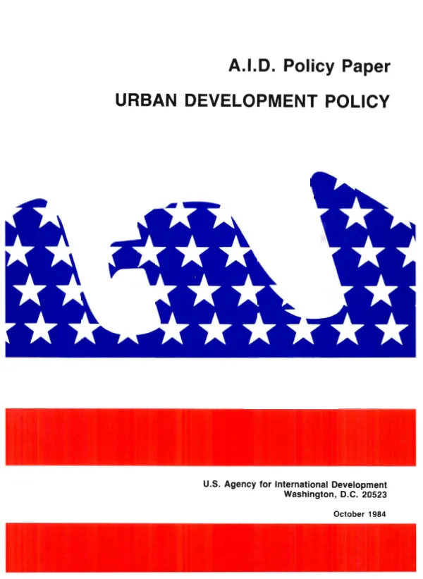 Urban development policy