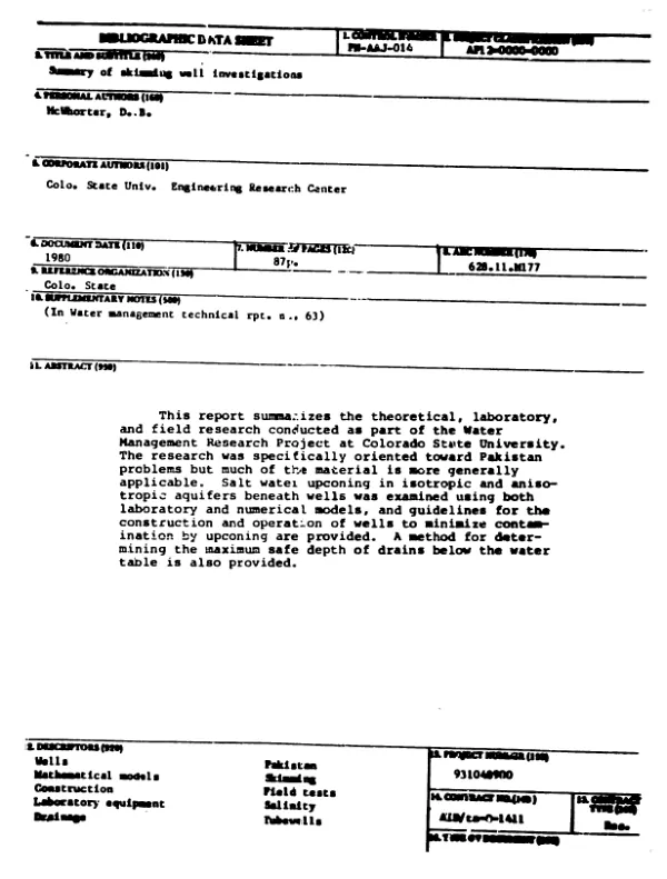 Wilson Popenoe Private Foundation evaluation, Ecuador