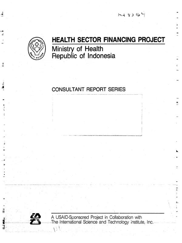 Review of health financing related studies
