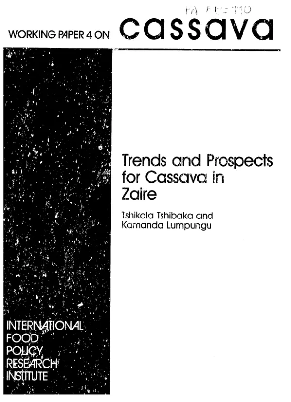Trends and prospects for cassava in Zaire