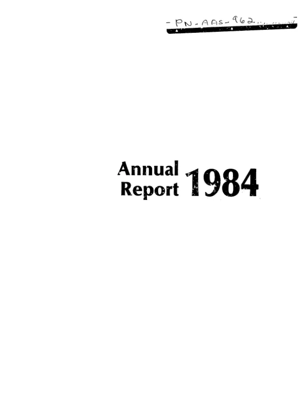 International conservation financing project : working paper