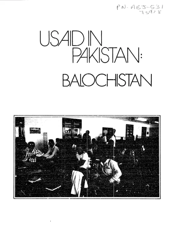 USAID in Pakistan : Balochistan