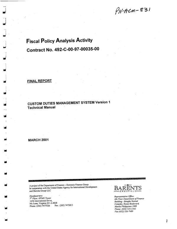Cooperative Business International (CBI) cooperative agreement