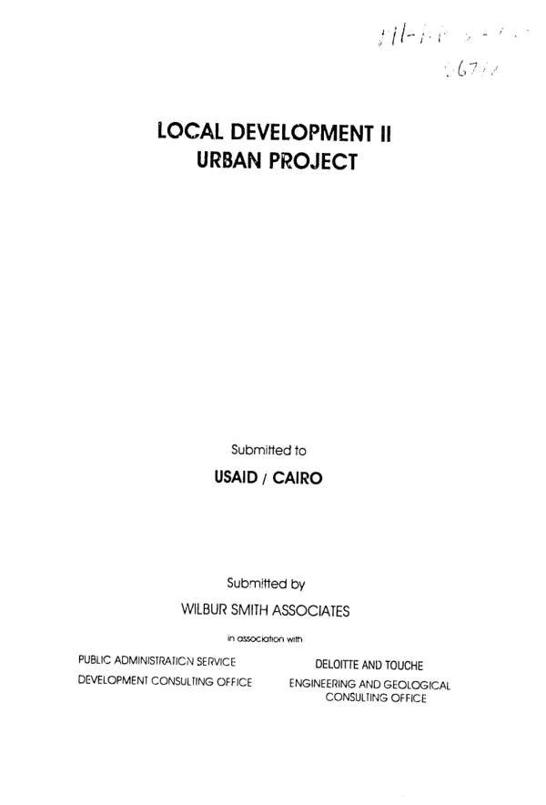 Needs assessment report for education, health and youth facilities -- El Salam District - Cairo Governorate
