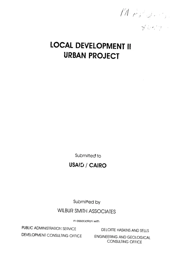Needs assessment report for education, health and youth facilities -- East District - Port Said Governorate