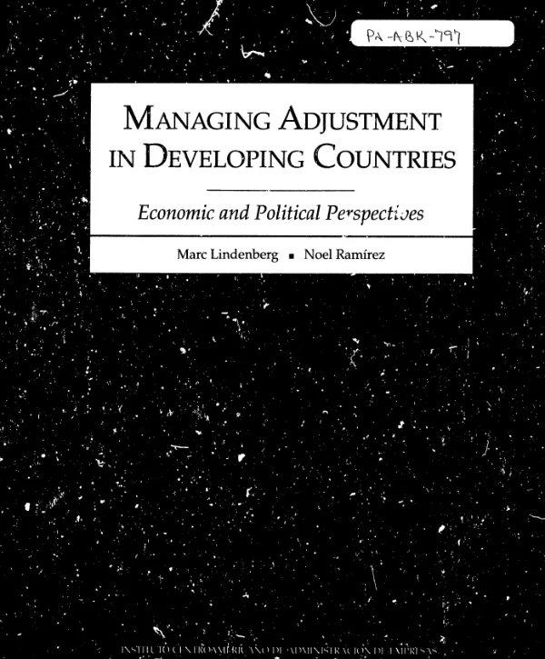 Managing adjustment in developing countries : economic and political perspectives