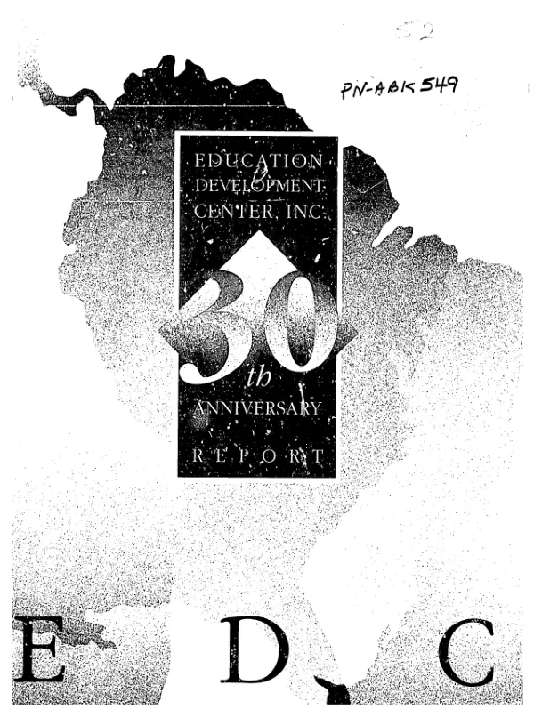 Education Development Center, Inc. : 1987-1988 report
