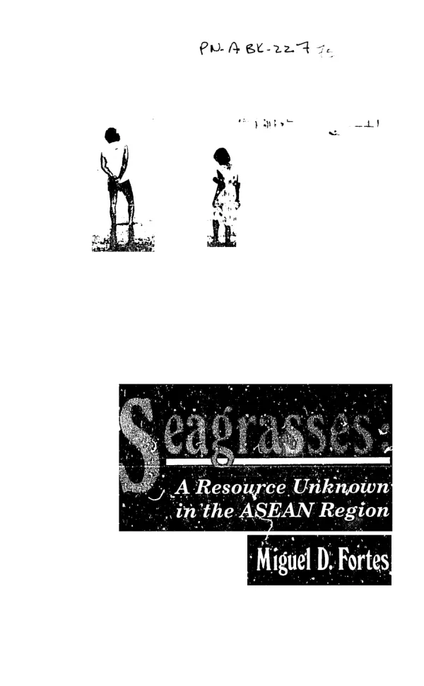 Seagrasses : a resource unknown in the ASEAN region