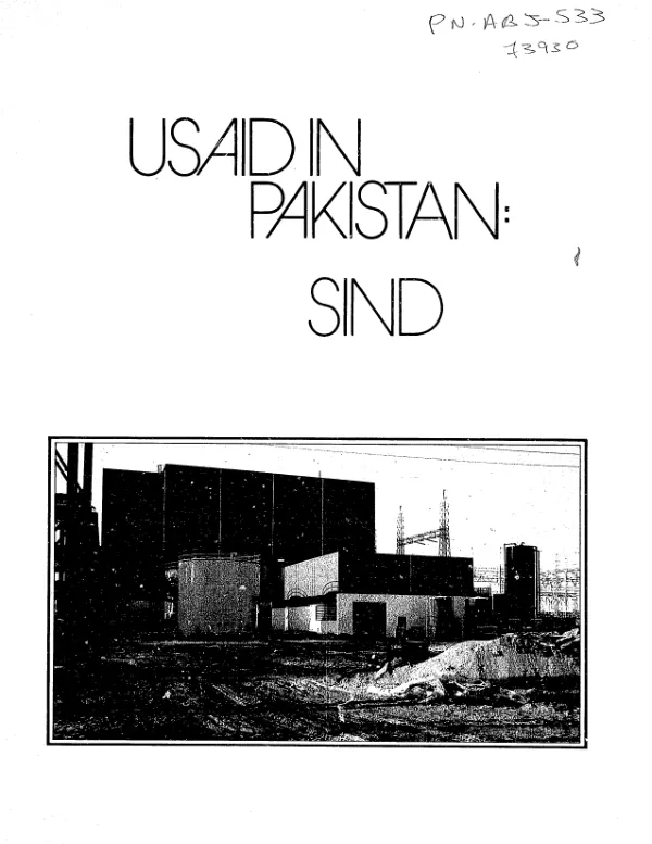 USAID in Pakistan : Sind