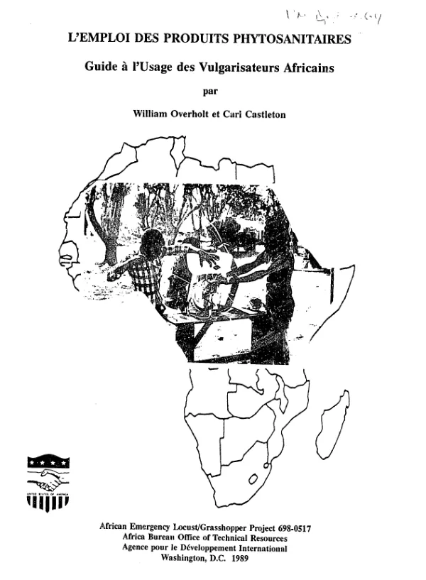 L"emploi des produits phytosanitaires : guide a l"usage des vulgarisateurs Africains