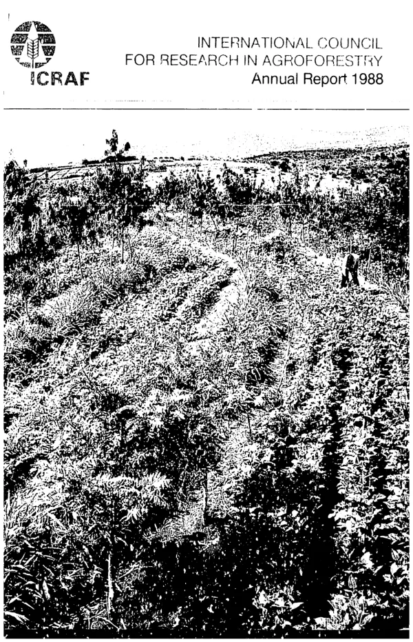International Council for Research in Agroforestry : annual report, 1988