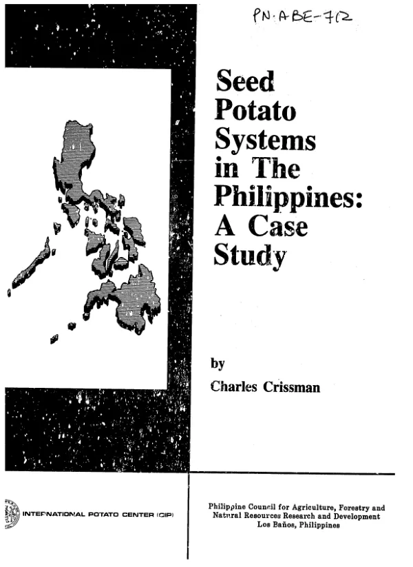 Seed potato systems in the Philippines : a case study