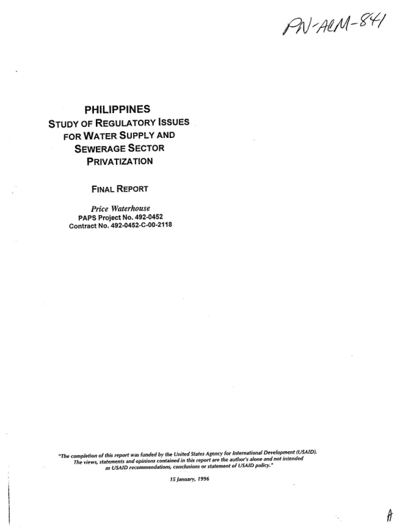 Technical report : NORPLANT(R) pre-introduction evaluation in the Dominican Republic, award no. I84.18A and I86.26A, September 1, 1984-December 31, 1987