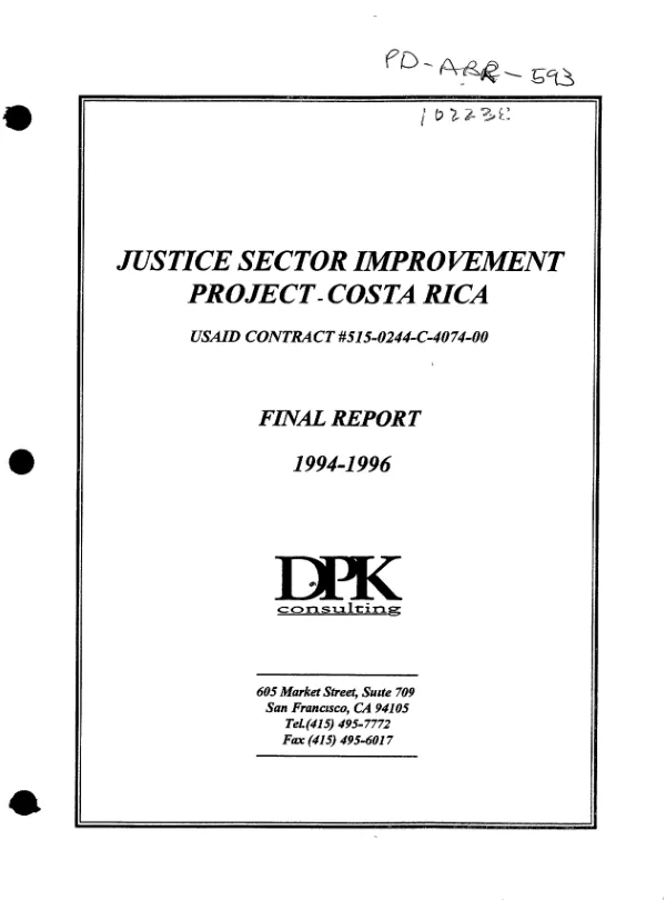 Botswana workforce and skills training project : final report