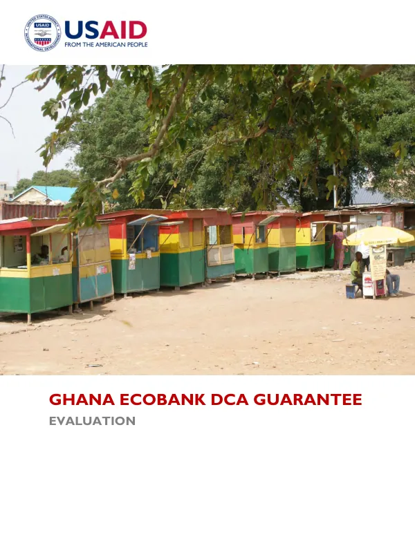 Ghana EcoBank DCA guarantee evaluation
