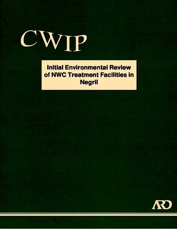 Initial environmental review of NWC sewage treatment facilities in Negril