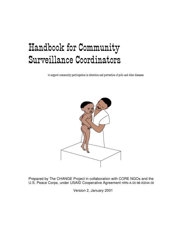 Handbook for community surveillance coordinators to support community participation in detection and prevention of polio and other diseases