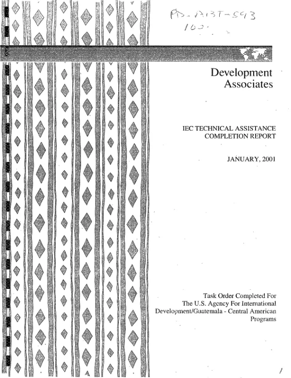 IEC technical assistance completion report