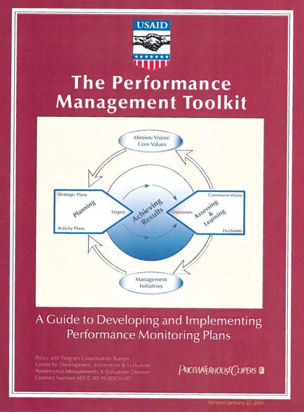 Performance management toolkit : a guide to developing and implementing performance monitoring plans