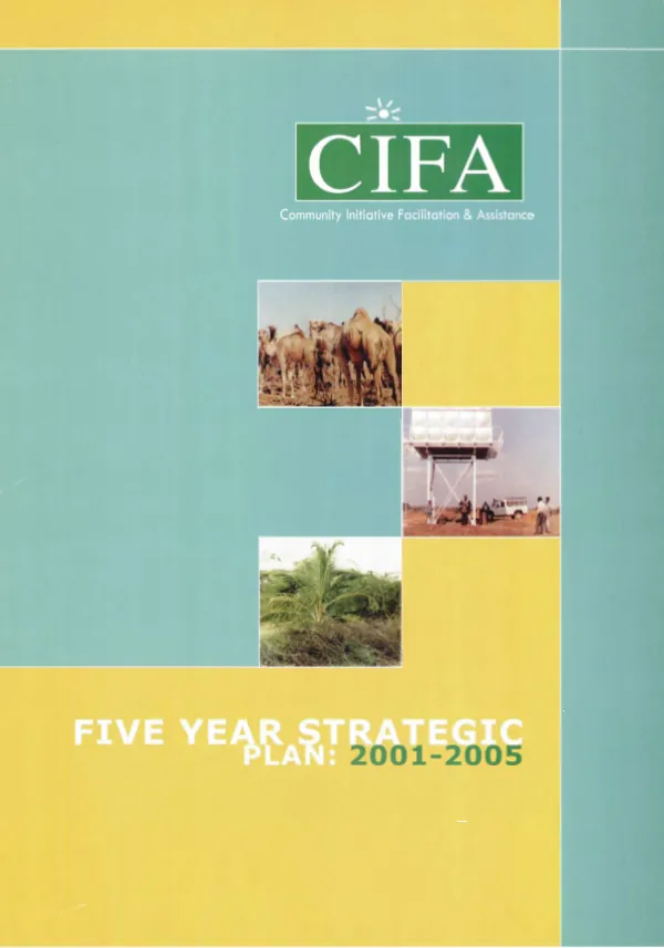 Five year strategic plan : 2001-2005