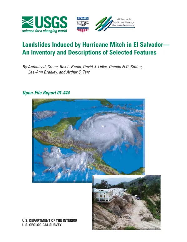 Landslides induced by Hurricane Mitch in El Salvador -- an inventory and descriptions of selected features