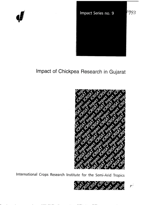 Impact of chickpea research in Gujarat[, India]