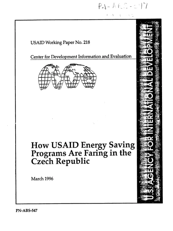 How USAID energy saving programs are faring in the Czech Republic