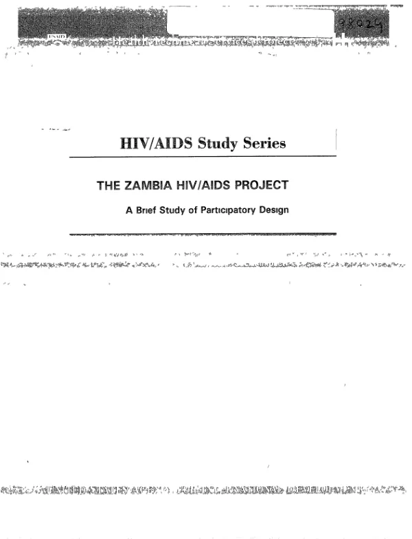 Zambia HIV/AIDS project : a brief study of participatory design