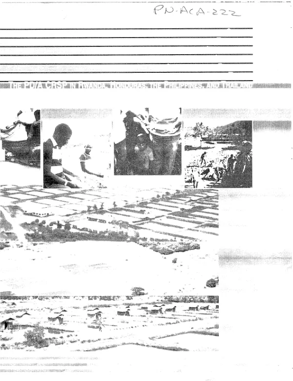 Social, economic and institutional impacts of aquacultural research on tilapia : the PD/A CRSP [pond dynamics/aquaculture collaborative research support program] in Rwanda, Honduras, the Philippines, and Thailand