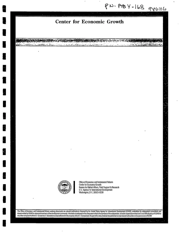 Economic analysis of the Maissade, Haiti, integrated watershed management project