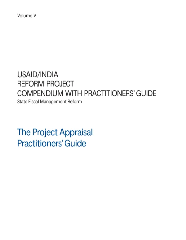 The project appraisal practitioners" guide