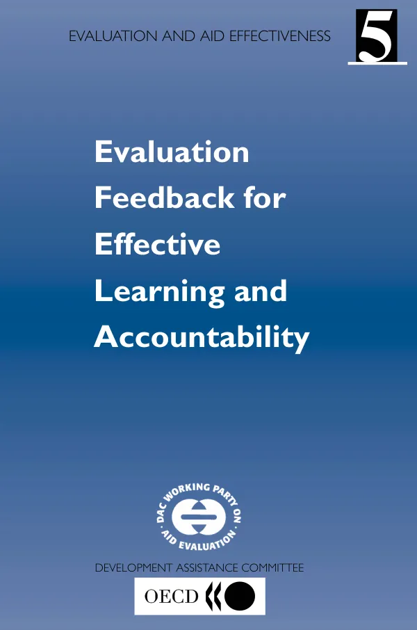 Evaluation feedback for effective learning and accountability