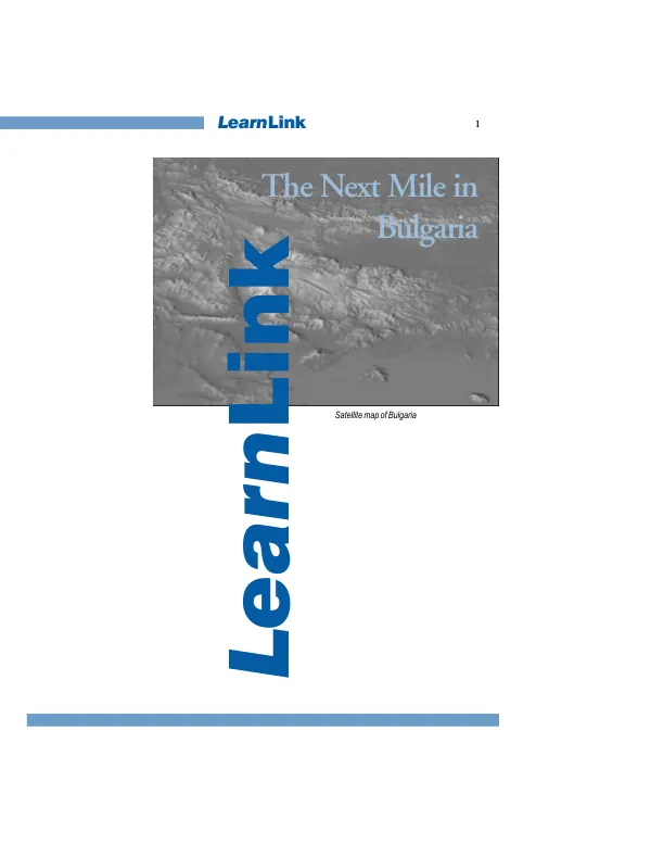 LearnLink : the next mile in Bulgaria