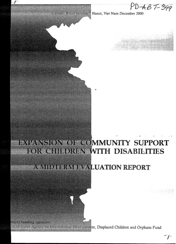 Expansion of community support for children with disabilities : a midterm evaluation report