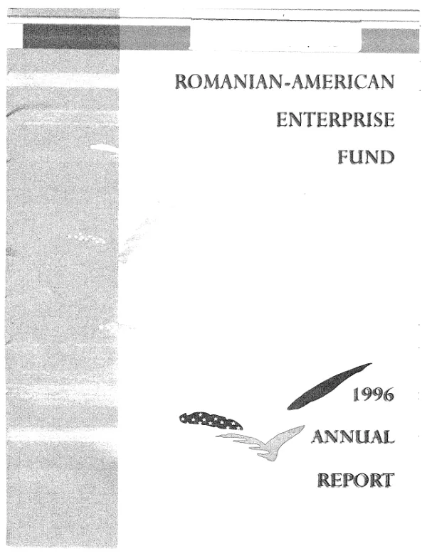 Romanian-American Enterprise Fund : 1996 annual report