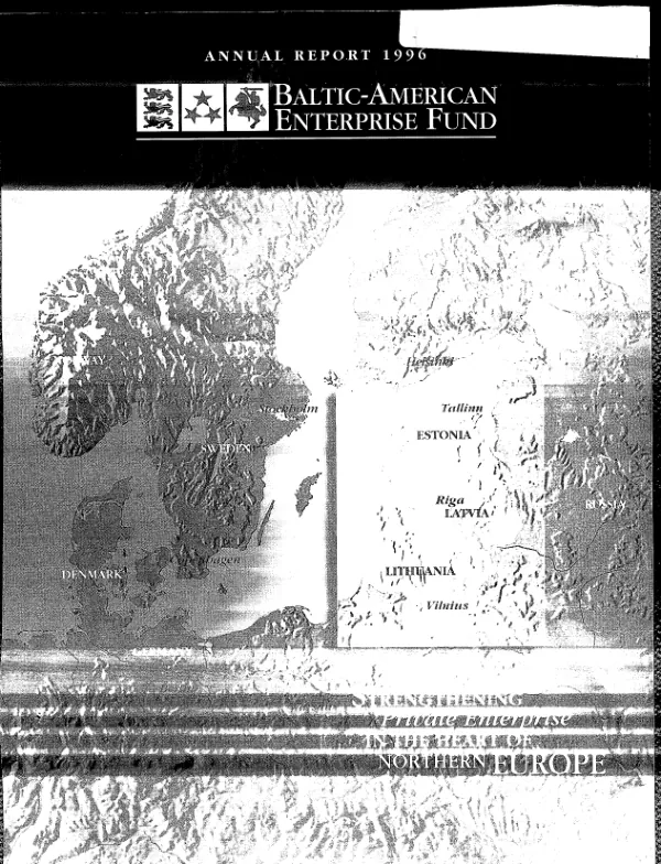 Annual report 1996 : Baltic-American Enterprise Fund