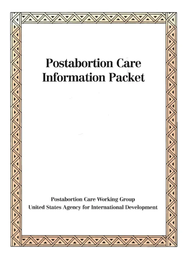 What can you do? : postabortion care in East and Southern Africa