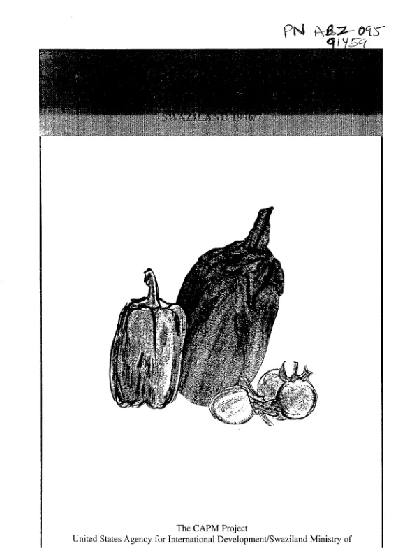 Commercial vegetable production guide : Swaziland 1996/7
