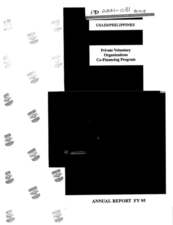 USAID/Philippines : private voluntary organizations co-financing program -- annual report FY 95