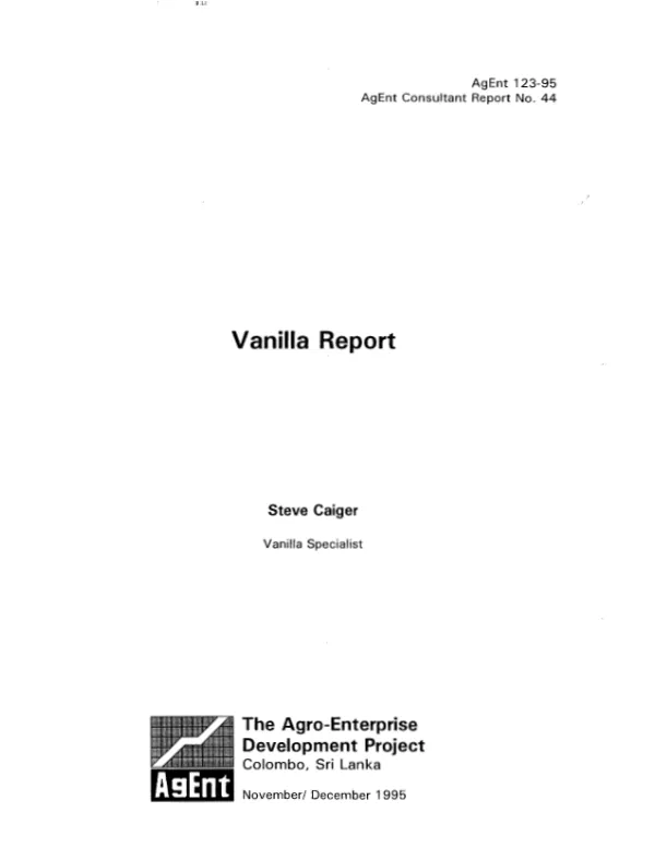 Vanilla report