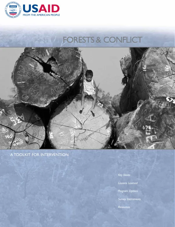 Forests & conflict : a toolkit for intervention