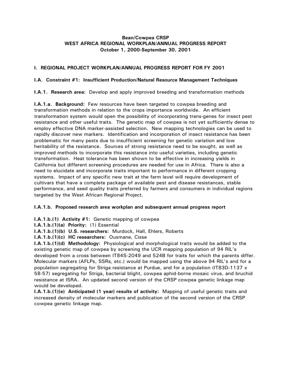 Evaluation conjointe de l"efficacite et de l"impact de la politique > du Programme Alimentaire Mondial (PAM) : etude pays Mali -- volume 1 [rapport principal]