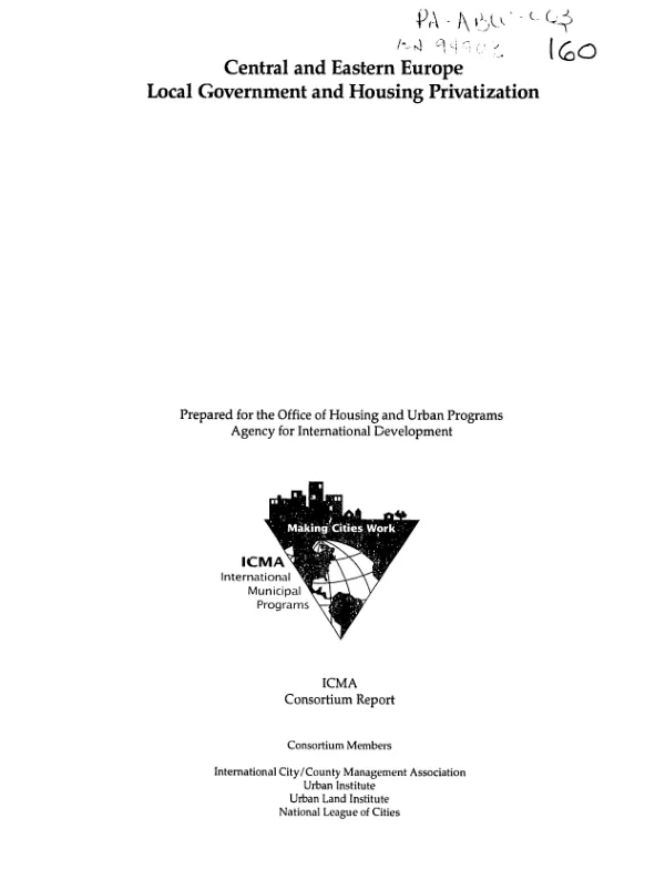 Work program : the development of housing strategies for the cities of Blagoevgrad and Plovdiv -- Bulgaria