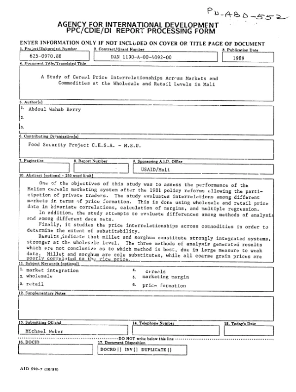 Establishment of a primary pupil registration system